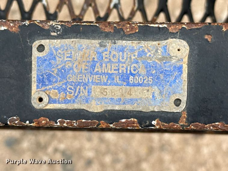 image for item FB6883 Sewer Equipment Company of America sewer jetter trailer