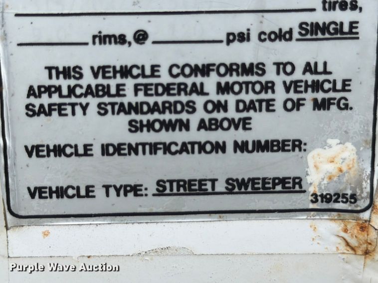 image for item FB8191 Johnston 4000 street sweeper