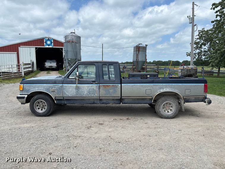 image for item FC1763 1991 Ford F150 Ext. Cab pickup truck