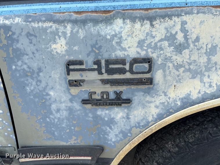 image for item FC1763 1991 Ford F150 Ext. Cab pickup truck