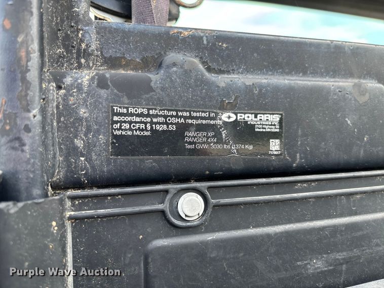 image for item FC1826 2014 Polaris Ranger XP utility vehicle
