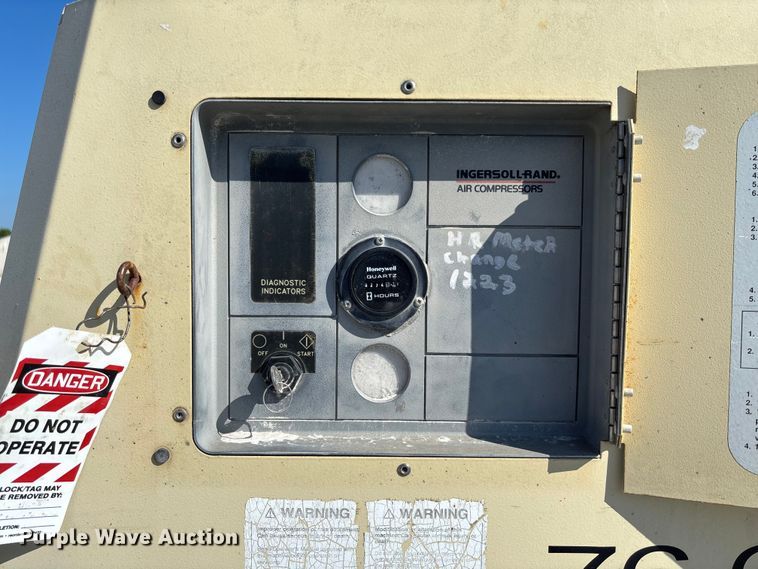 image for item FC1828 Ingersoll-Rand P185WD air compressor