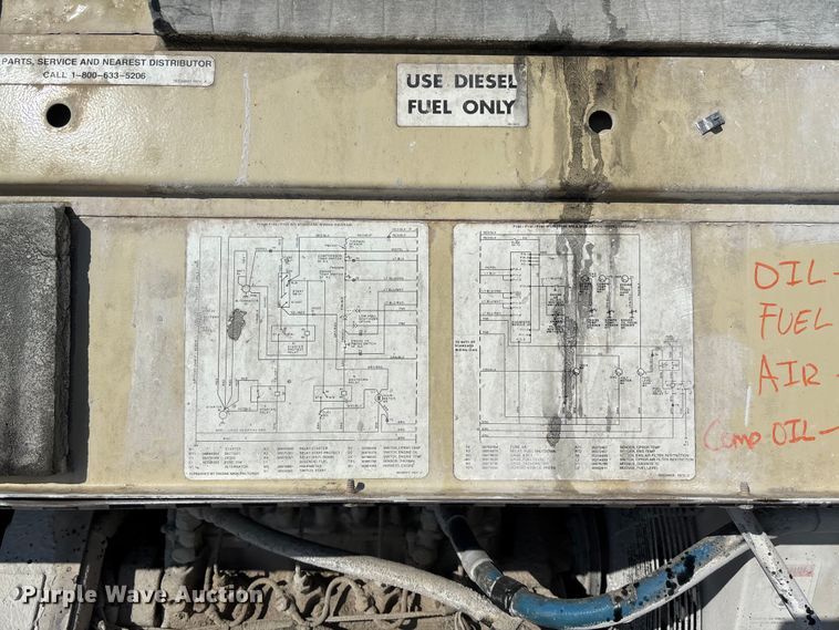 image for item FC1828 Ingersoll-Rand P185WD air compressor