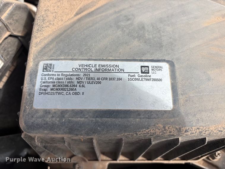 image for item FC2473 2021 Chevrolet Silverado 2500HD pickup truck