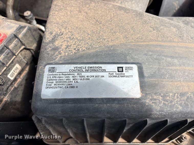 image for item FC2474 2021 Chevrolet Silverado 2500HD pickup truck