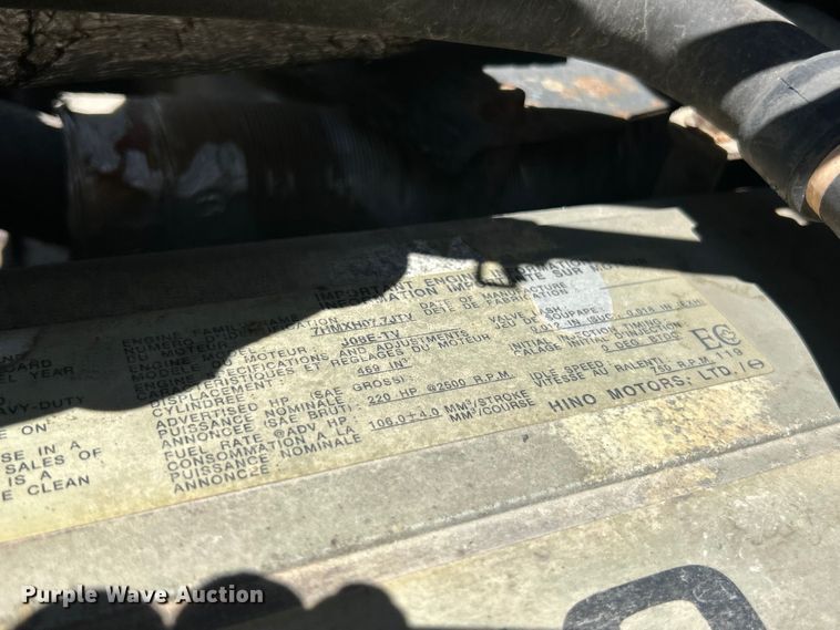 image for item FC2780 2008 Hino 268 flatbed truck
