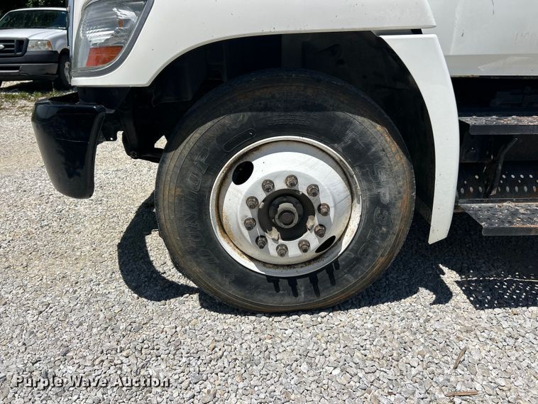 image for item FC2780 2008 Hino 268 flatbed truck