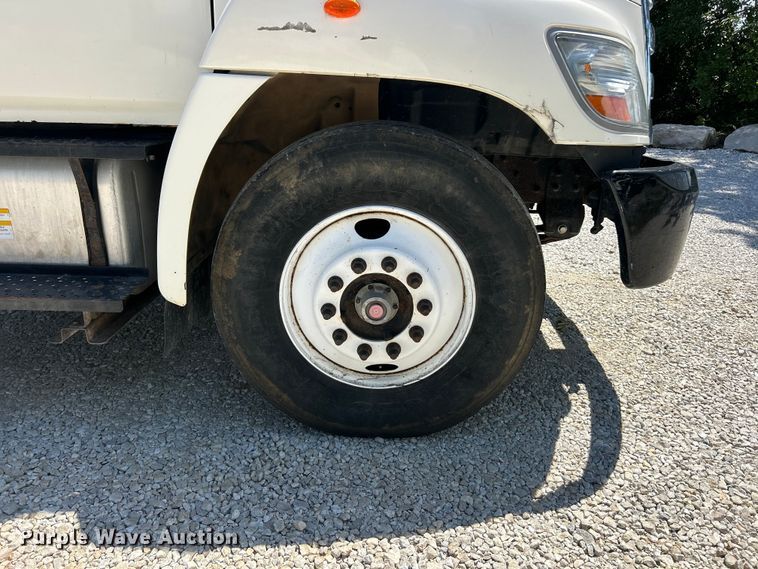 image for item FC2780 2008 Hino 268 flatbed truck