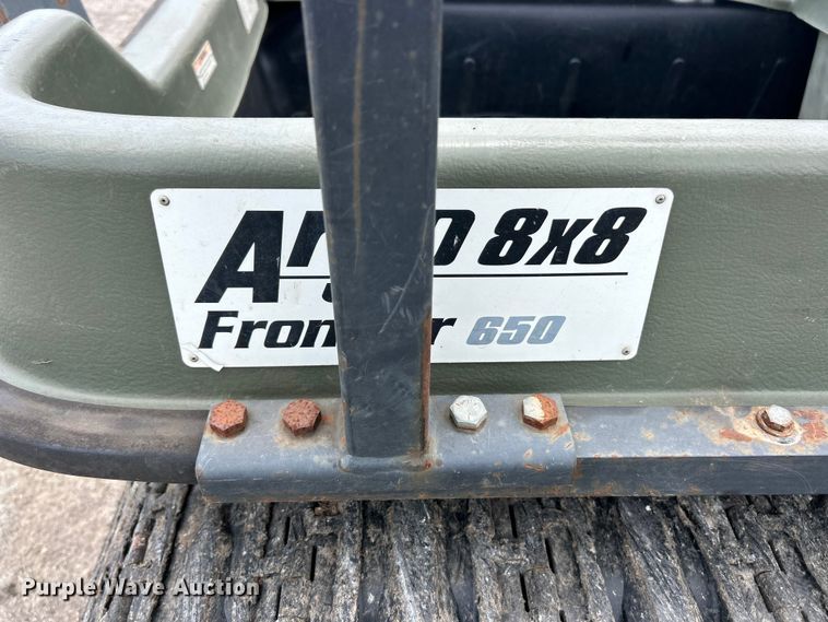 image for item FC2789 2011 Argo Frontier 650 amphibious vehicle