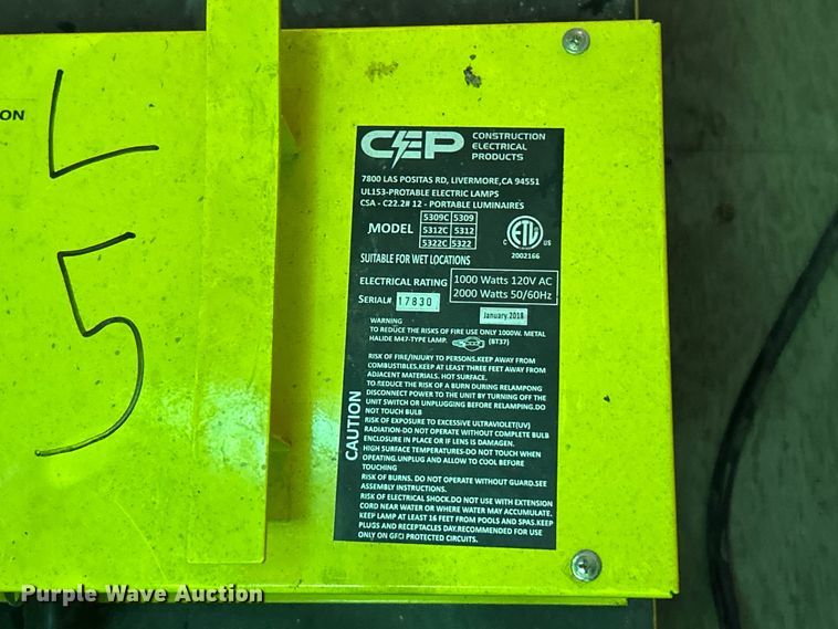 image for item FC2822 (4) CEP lights