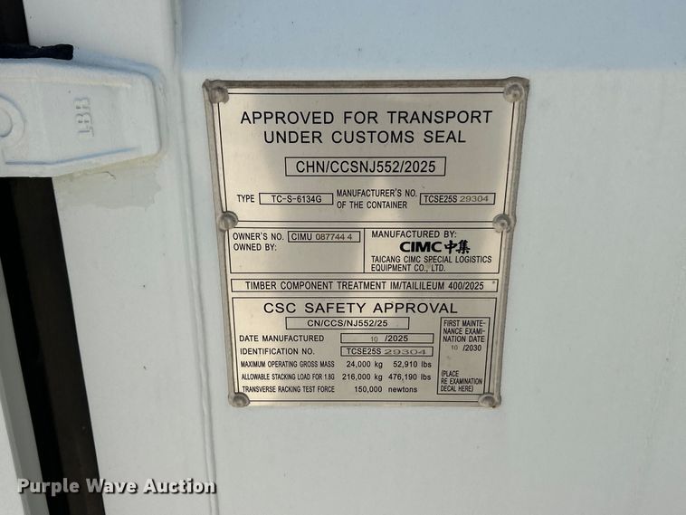 image for item FC2872 Shipping container
