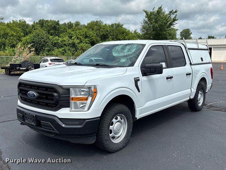 2021 Ford F150 Crew Cab pickup truck