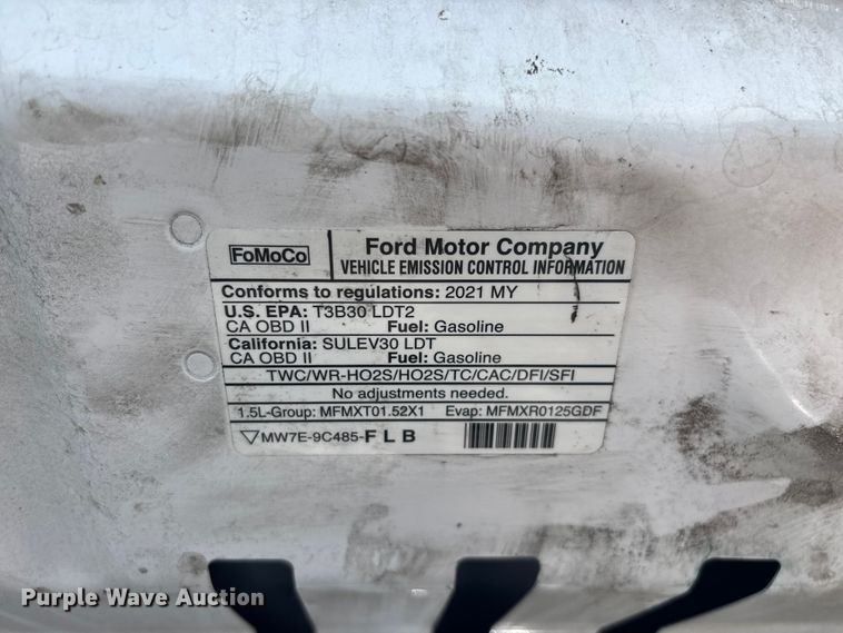 image for item FG0487 2021 Ford Escape SUV