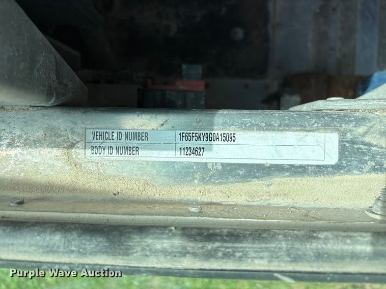 image for item FG0493 2016 Ford Commercial Chassis delivery truck