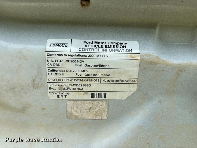 image for item FG0500 2020 Ford Transit 250 van