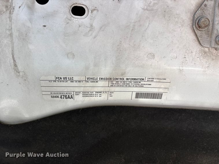 image for item FG0514 2019 RAM 1500 Crew Cab pickup truck