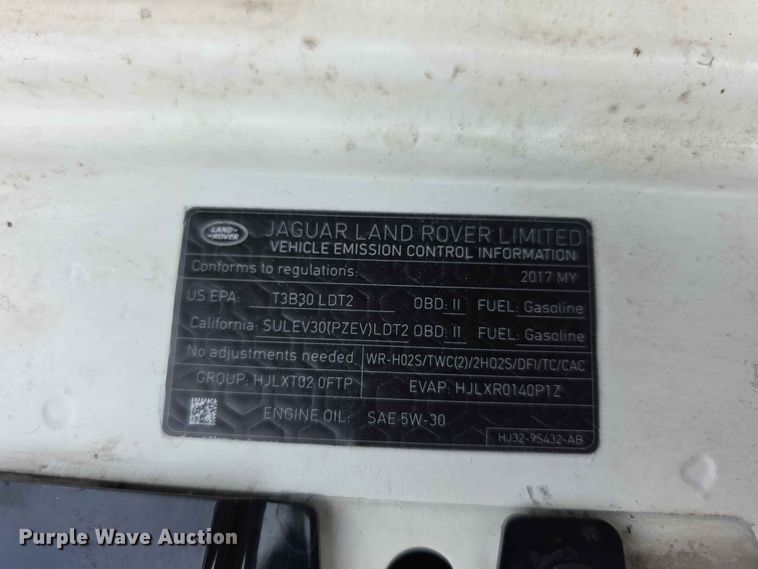 image for item FH6186 2017 Land Rover Discovery Sport SUV