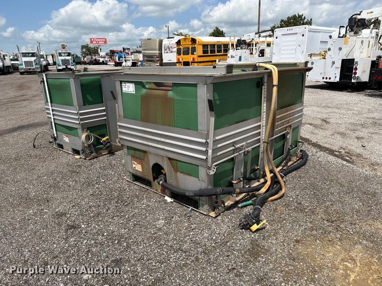image for item FI0251 (2) Ace Roto-Mold skid mounted poly tanks