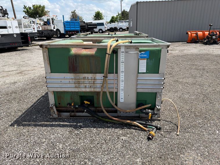 image for item FI0251 (2) Ace Roto-Mold skid mounted poly tanks