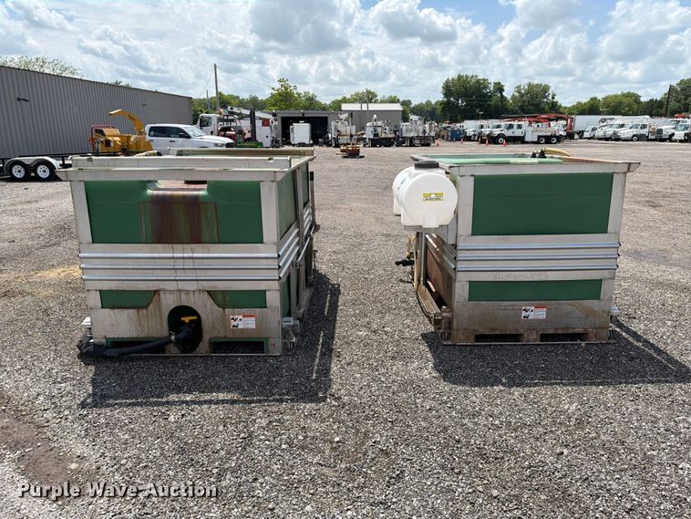 image for item FI0251 (2) Ace Roto-Mold skid mounted poly tanks