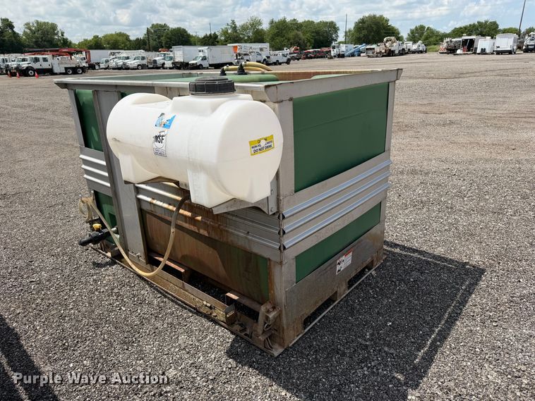 image for item FI0251 (2) Ace Roto-Mold skid mounted poly tanks