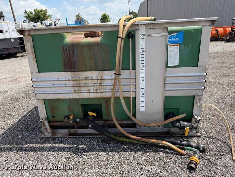 image for item FI0251 (2) Ace Roto-Mold skid mounted poly tanks