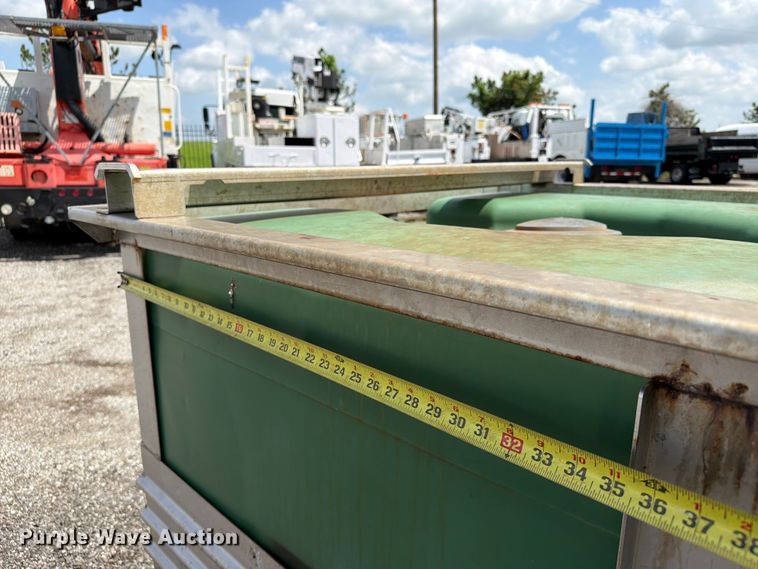 image for item FI0251 (2) Ace Roto-Mold skid mounted poly tanks