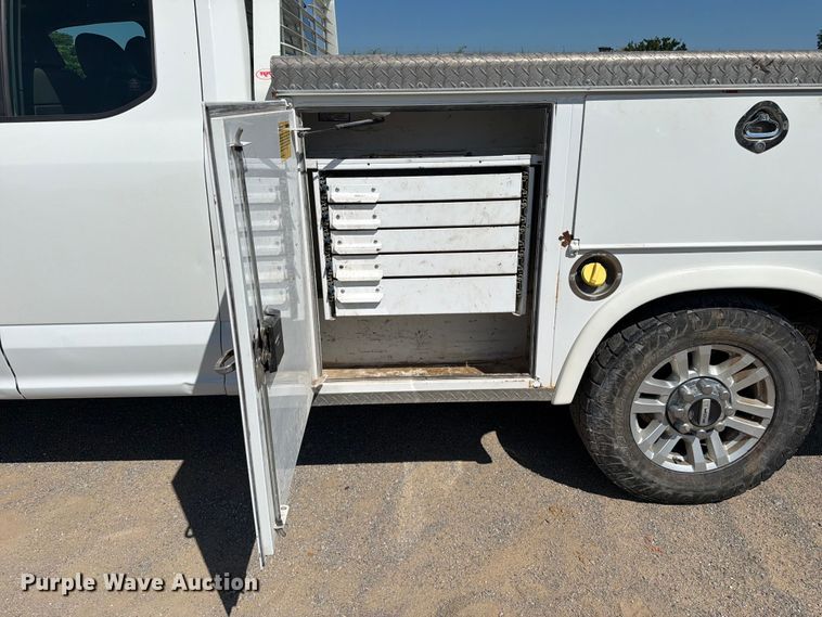 image for item FI0273 2017 Ford F250 Super Duty Ext. Cab utility bed pickup truck