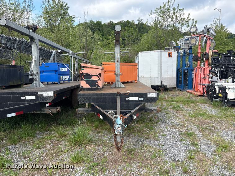 image for item FK2039 2012 Millertime 6X16 BU flatbed trailer