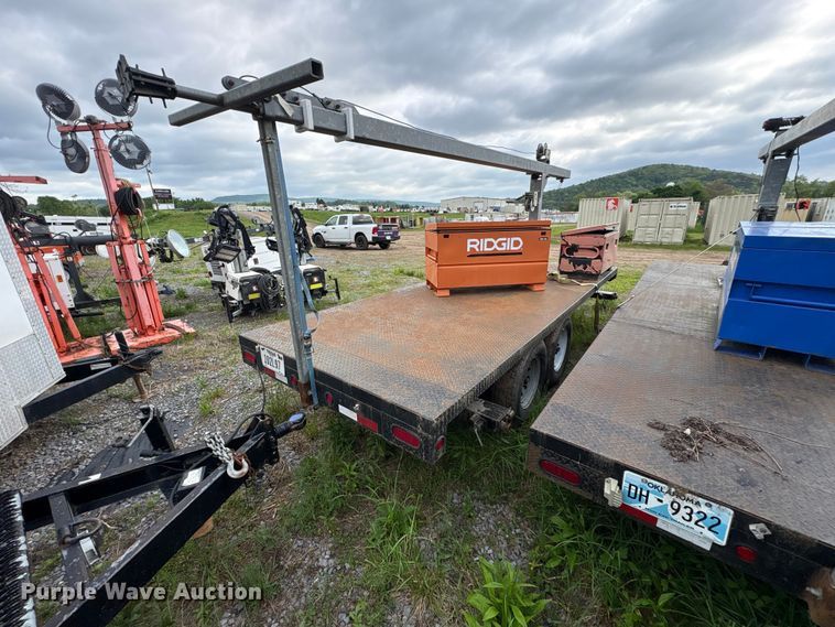image for item FK2039 2012 Millertime 6X16 BU flatbed trailer