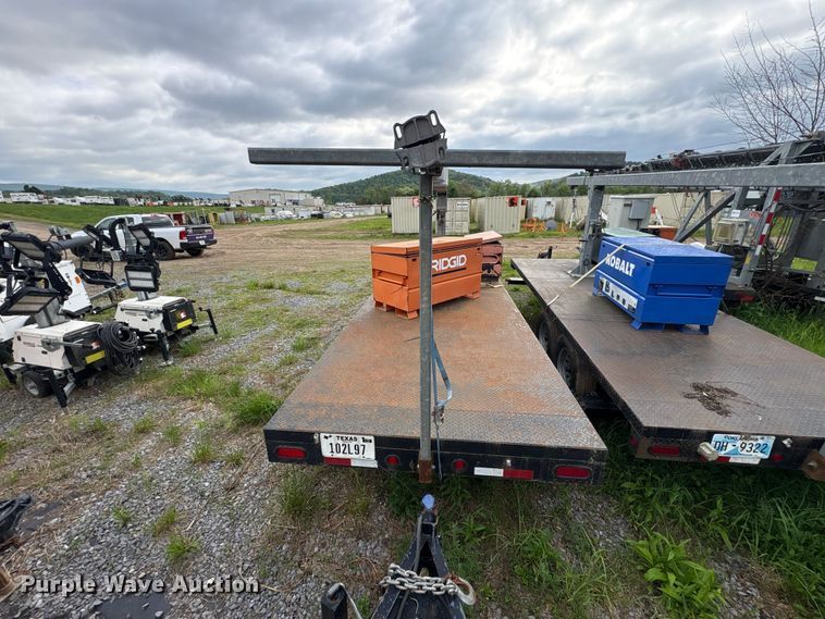 image for item FK2039 2012 Millertime 6X16 BU flatbed trailer