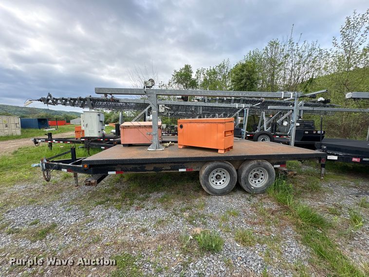 image for item FK2039 2012 Millertime 6X16 BU flatbed trailer