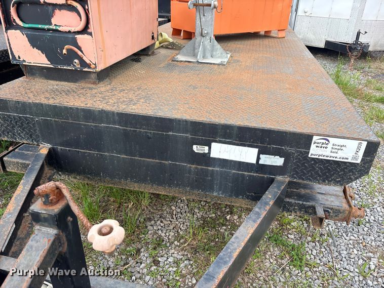 image for item FK2039 2012 Millertime 6X16 BU flatbed trailer