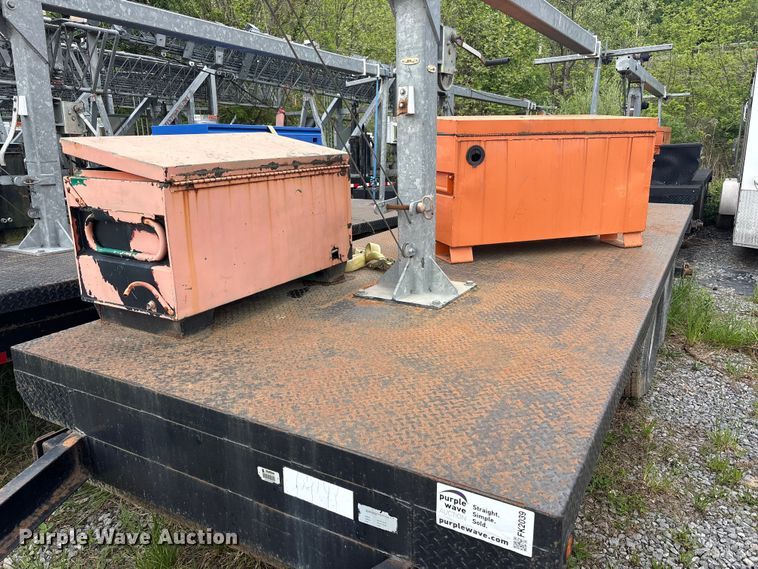 image for item FK2039 2012 Millertime 6X16 BU flatbed trailer