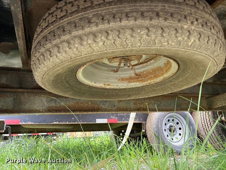 image for item FK2039 2012 Millertime 6X16 BU flatbed trailer