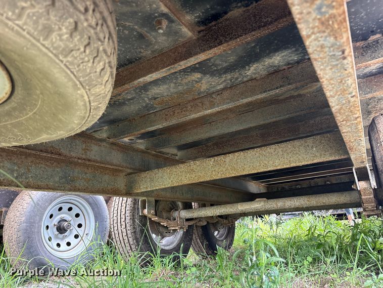 image for item FK2039 2012 Millertime 6X16 BU flatbed trailer