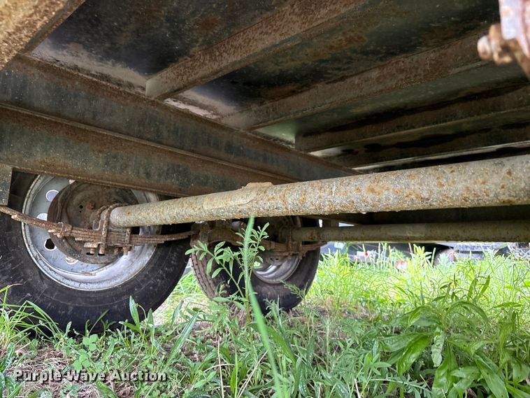 image for item FK2039 2012 Millertime 6X16 BU flatbed trailer