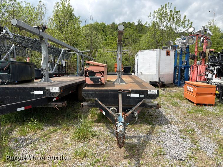image for item FK2039 2012 Millertime 6X16 BU flatbed trailer