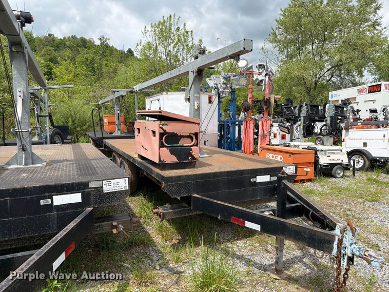 image for item FK2039 2012 Millertime 6X16 BU flatbed trailer