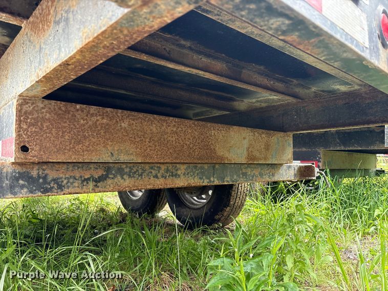 image for item FK2039 2012 Millertime 6X16 BU flatbed trailer