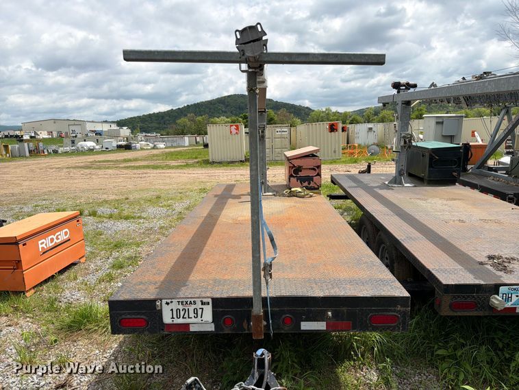 image for item FK2039 2012 Millertime 6X16 BU flatbed trailer