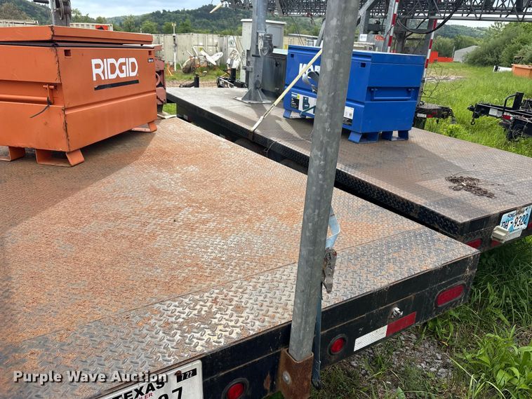 image for item FK2039 2012 Millertime 6X16 BU flatbed trailer