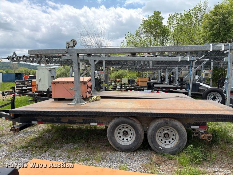 image for item FK2039 2012 Millertime 6X16 BU flatbed trailer