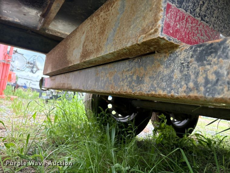 image for item FK2039 2012 Millertime 6X16 BU flatbed trailer