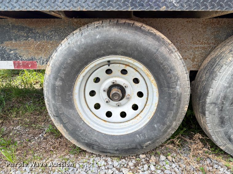 image for item FK2039 2012 Millertime 6X16 BU flatbed trailer