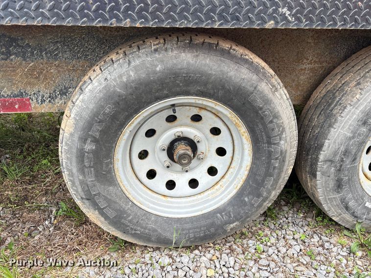 image for item FK2039 2012 Millertime 6X16 BU flatbed trailer