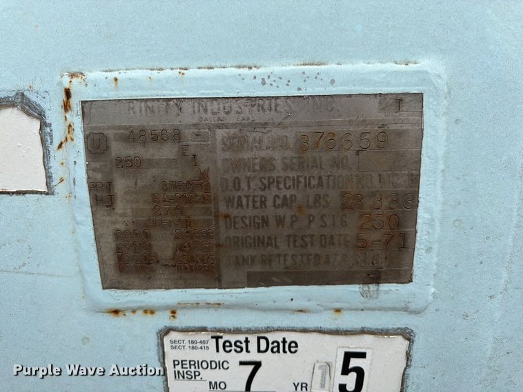 image for item FK3061 Trinity Industries, Inc. propane tank