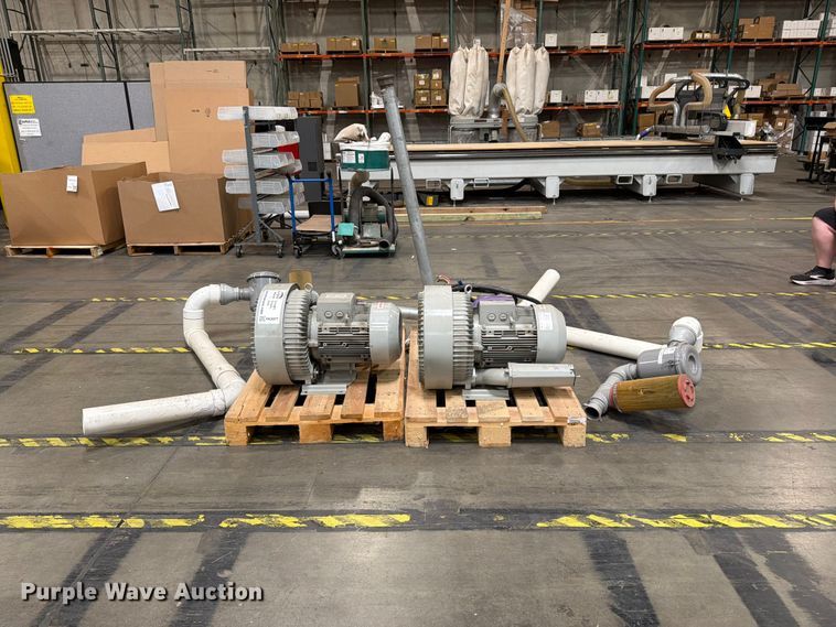 image for item FK3077 (2) Republic Blower System HRB1102 vacuum pumps