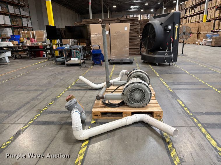 image for item FK3077 (2) Republic Blower System HRB1102 vacuum pumps