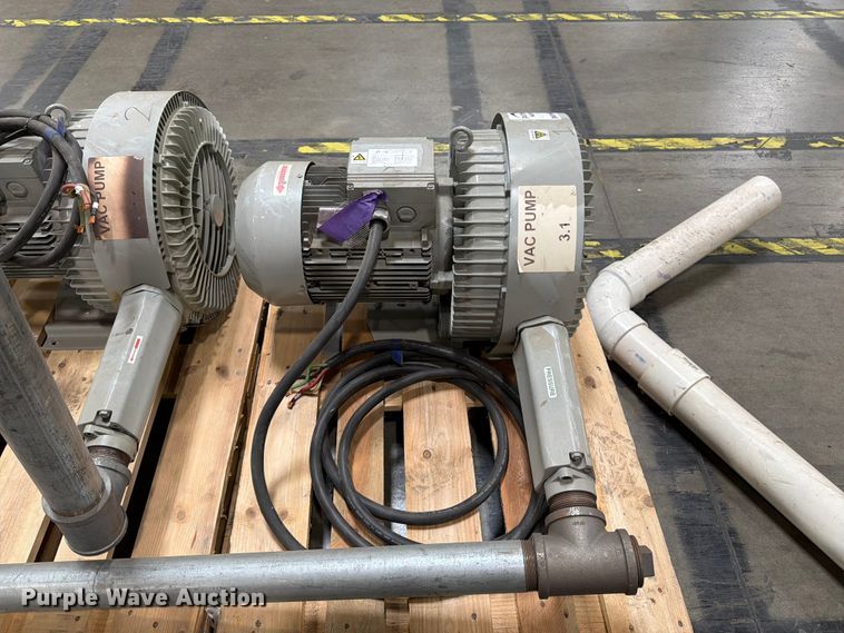 image for item FK3077 (2) Republic Blower System HRB1102 vacuum pumps